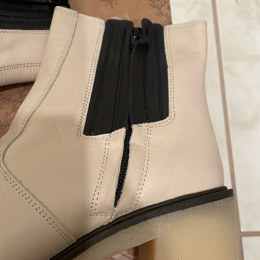 NIB James Chelsea Boot (Women) Free People White Size 10​​​​​​​ - Picture 7 of 12